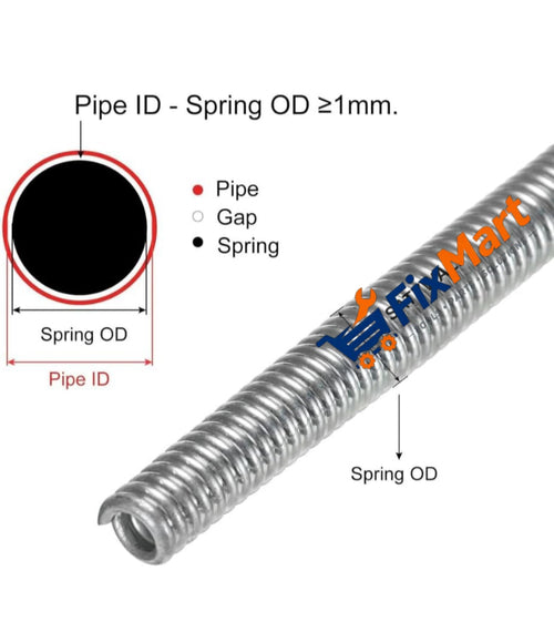 1/2 Inner Spring Bender Copper Pipe Tool For HVAC
