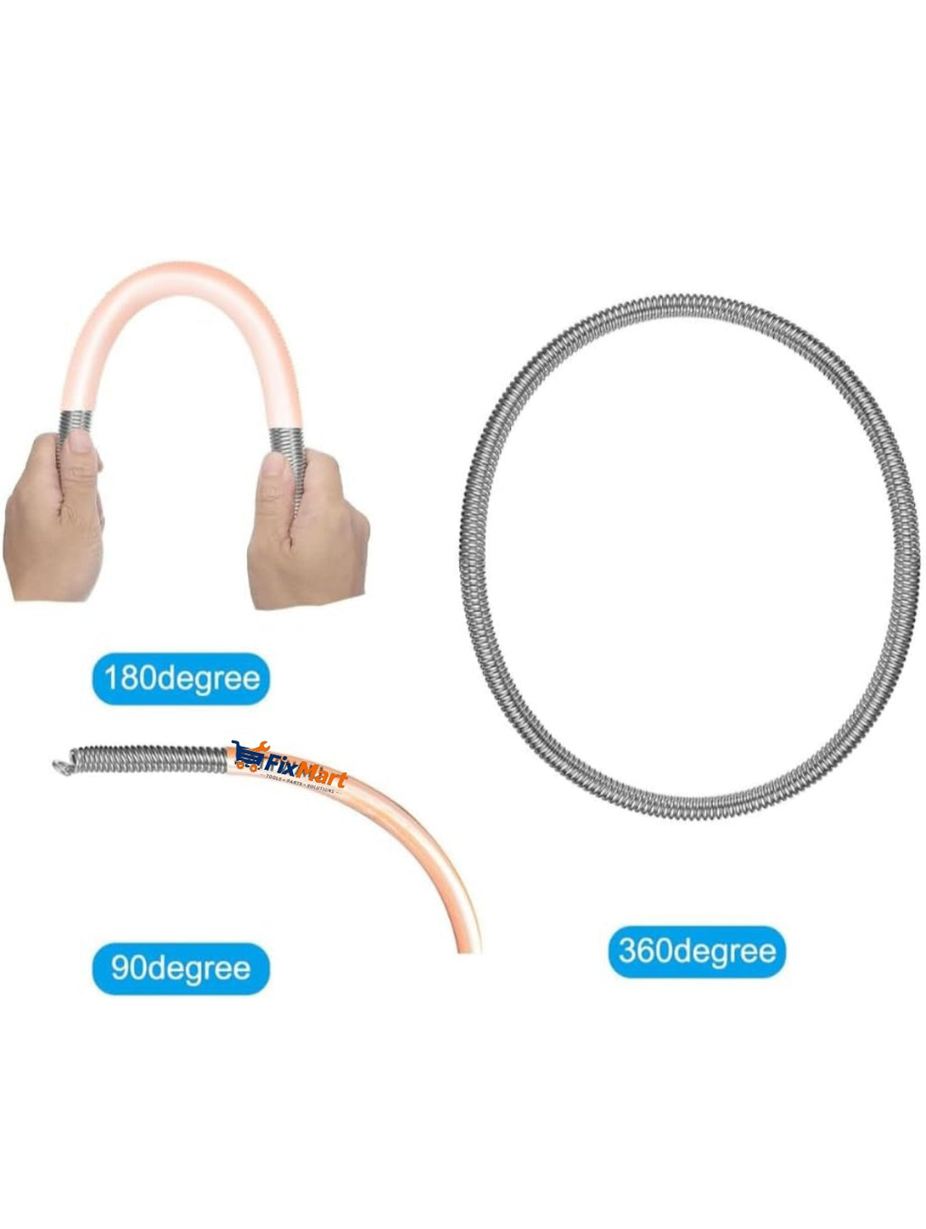 1/2 Inner Spring Bender Copper Pipe Tool For HVAC