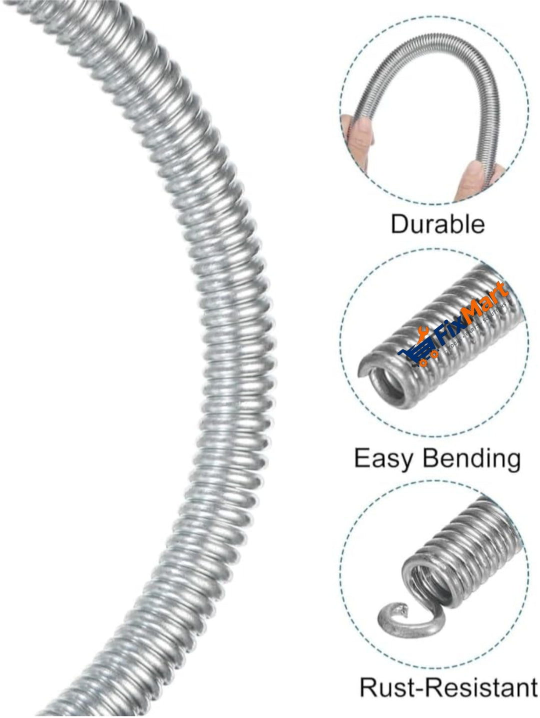 1/2 Inner Spring Bender Copper Pipe Tool For HVAC